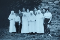 Marian Rudolf Kosík on the day of his application for admission to the order, 1974