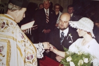 Wedding of Marie Macková, née Šlejtrová, with Karel Macek in Kutná Hora