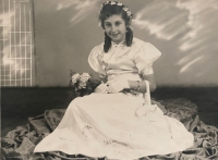 Blanka Matějková in her youth