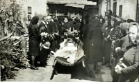 Grandma Plassová's funeral in 1941
