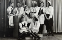 Marie Šteflová at the Czech Word, 1949