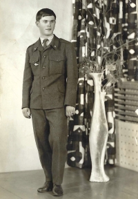 Photos from the military service, Mariánské Lázně, March 25, 1966