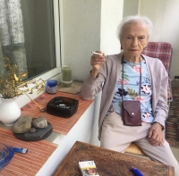 Hana Hoffmeisterová at the age of 102