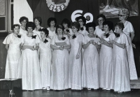 Marie Šteflová with the Women's Association