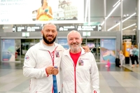 Václav Scheiner with his pupil Artur Omarov