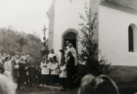 Consecration of the chapel in Vlčnov near Zavlekov
