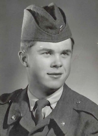 Photograph from the military service, Mariánské Lázně, 1966