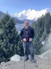 Václav Scheiner was trekking for many years