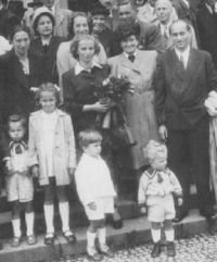 Graduation of Hana Hoffmeisterová (1948)