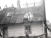 Reconstruction of the family house, Kuks, 1980