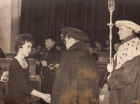 Graduation, Czech Technical  University in Poděbrady, 1961