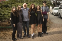 Václav Scheiner during the final presentation of the Stories of Our Neighbours project, April 2025