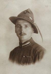 Václava Čoudková's grandfather as an Italian legionnaire