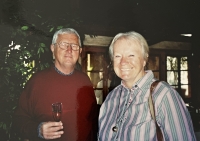 Alena Mikešová with her husband Radoslav Jan Mikeš, 2011