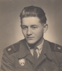 Witness´s husband - František Janata, member of the technical battalion in Dolní Suchá, 1957