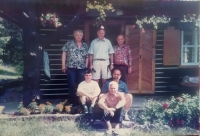 Jiří Valášek and his fellow soldiers from August 1968 at a reunion