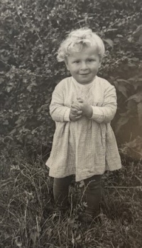 Jaroslav Eliáš in childhood, 1940s