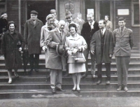 Wedding of Hana and Miroslav Hoffmeister, 1967
