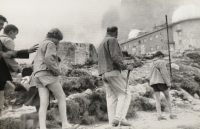 Václava Čoudková's family on vacation