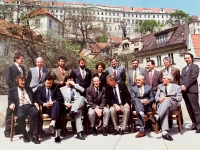 Economic Committee of the Czech National Council, 1992, Jaroslav Cabal first from left