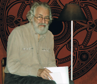 Vladislav Zadrobílek aka D.Ž. Bor. Mystic, founder of the TRIGON publishing house, teacher and inspirer of Josef Mádl, 1990s