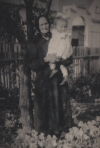 Grandmother of Miroslav Holeček - Anastázie Holečková
