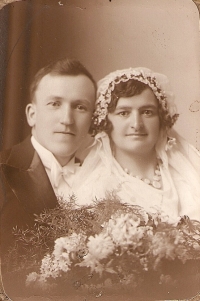 Marta Samková's parents Václav (1906-2000) and Vlasta (1908-2005) Cajthaml