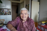 Marta Samková at home in Cheb in 2024