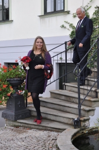 Daughter Lucie and Vladimír Navrátil