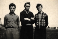 From left: Emil Fiala, Fredy Frank, Max Frank. Photograph from the mid-1950s
