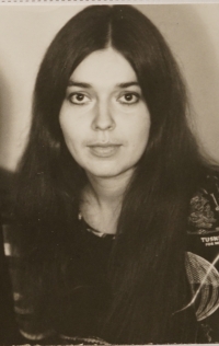 Emma Srncová in her youth