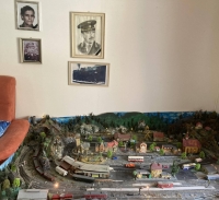 Family photos in Pavlos Glavinas' apartment