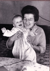 Hana Seyčková with her son Ivan