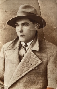 Witness's father Alois Pančocha, a teacher at the High School of Arts and Crafts, Brno, Židenice, 1936