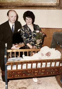 Son Jaroslav's birth, 1976