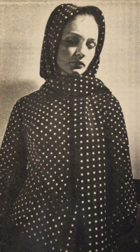 Kateřina Willigová Frodlova as a model, early 1970s