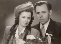 Mother and stepfather, 1950