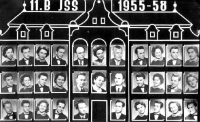 Graduation board - Miroslav Holeček in the middle row, third from the left