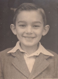 Milan Vybíral's portrait from school days