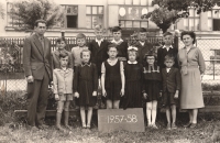 Polish school, brother of the witnss (third from the right)