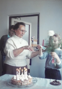 Alexandra Popková, the second wife of František Lipenský Sr., whom he managed to save during the Second World War