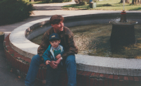 Witness with his son Peter, second half of the 1990s