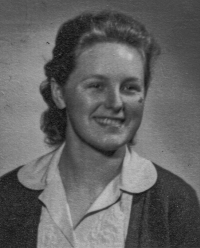 Wife of the witness, Hanelore Urban, second half of the 1950s