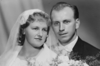 Wedding photo of  Josef and Hanelore Urban, September 24, 1960