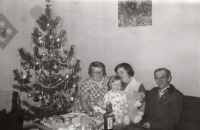 With my mother and stepfather, Christmas 1978