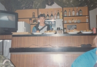 On duty at the bar, 1993