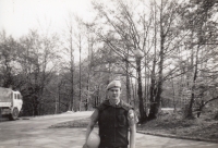 Witness during service at Plitvice Lakes, 1993
