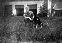 Josef Hackenberg in Vrbno pod Pradědem, 1950s