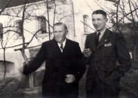 Uncle Jan Prokop (left) and father Karel Prokop in 1940