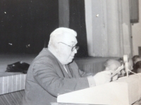 Father Stanislav Dvořák as Chairman of the breeders